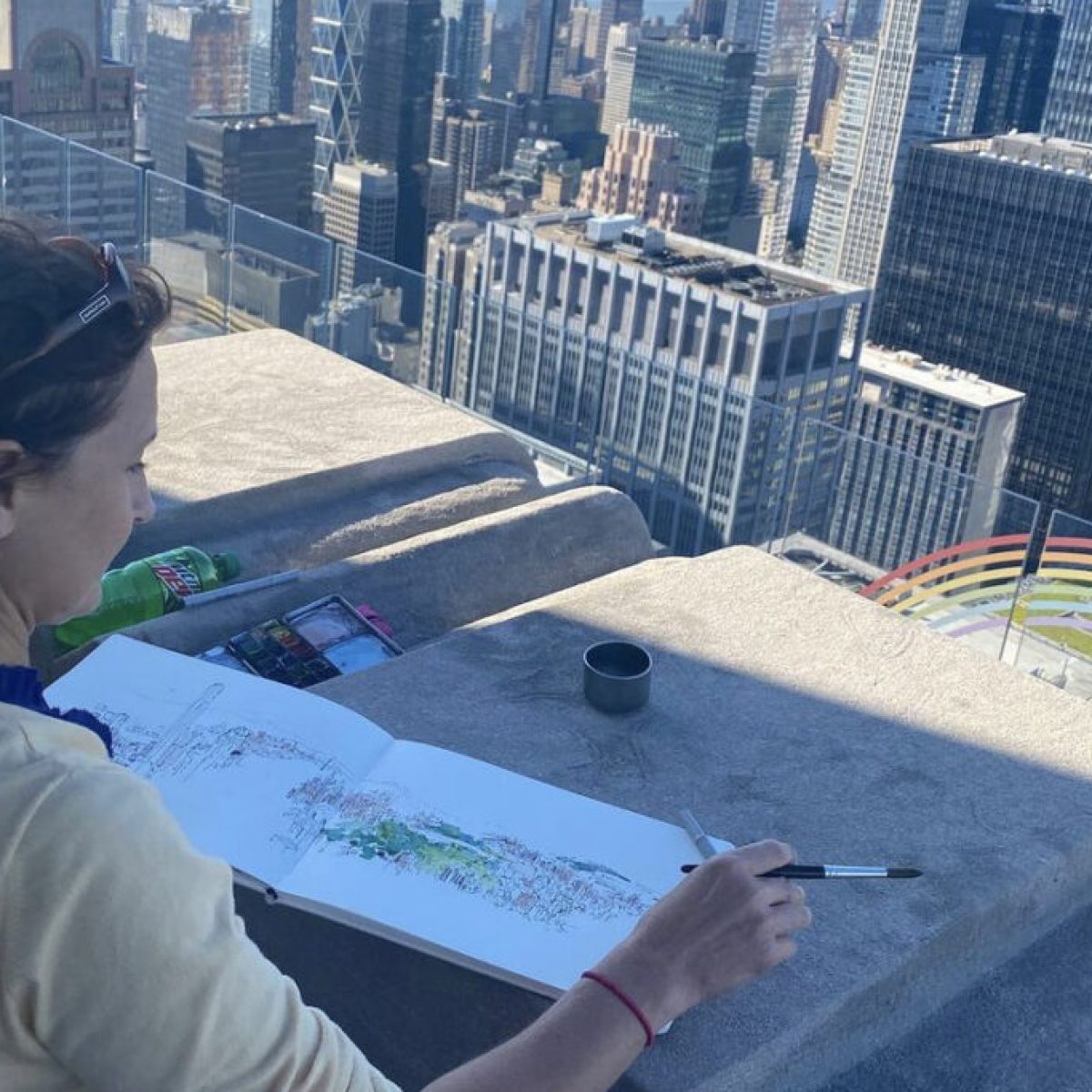 Rita-Sabler_Sketching-from-Top-of-the-Rock-1-1024x757
